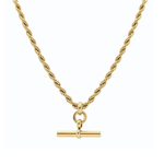 The Piha T - Bar Necklace - RopeBy Rae