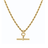 The Piha T - Bar Necklace - RopeBy Rae