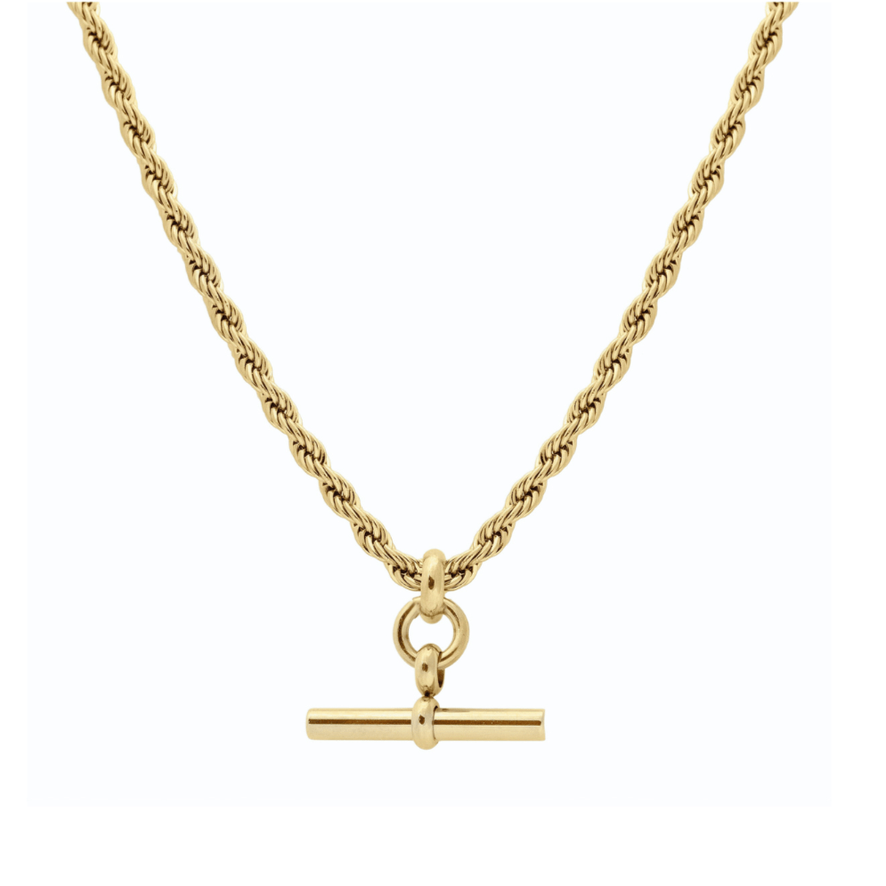 The Piha T - Bar Necklace - RopeBy Rae