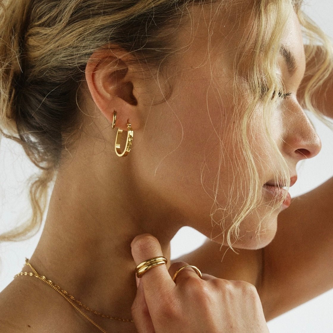 The Hammered HoopBy Rae Jewellery