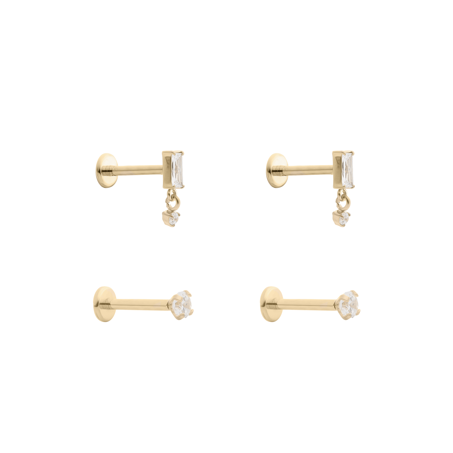 The Baguette Flat Back Bundle - TitaniumBy Rae