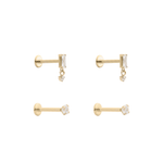 The Baguette Flat Back Bundle - TitaniumBy Rae