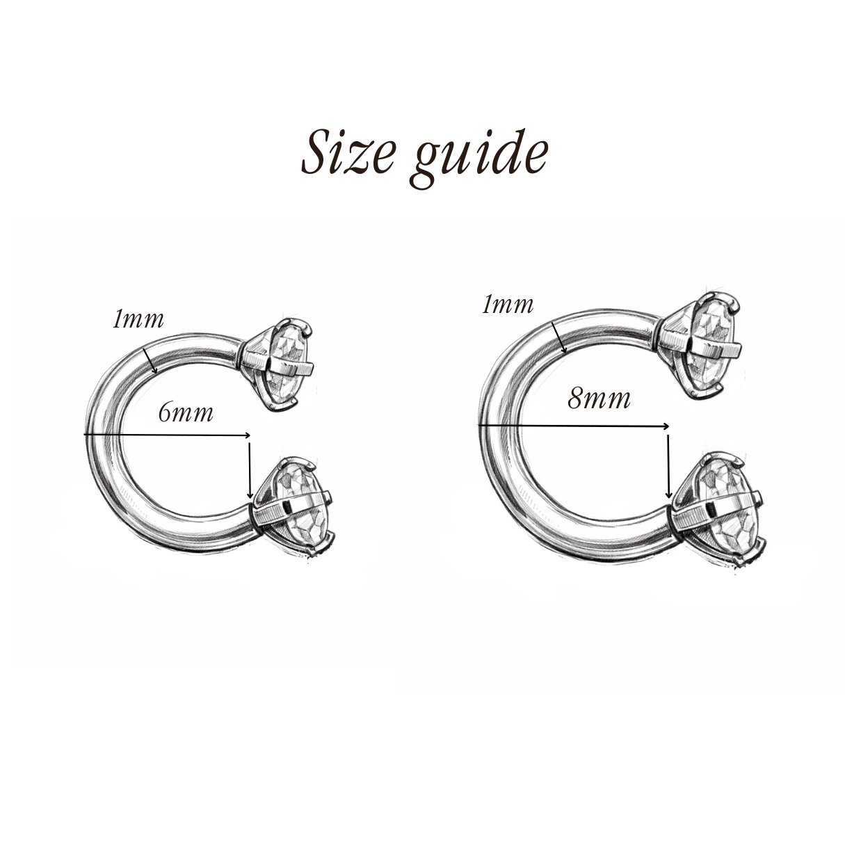 The Betty U - Hoop - TitaniumBy Rae