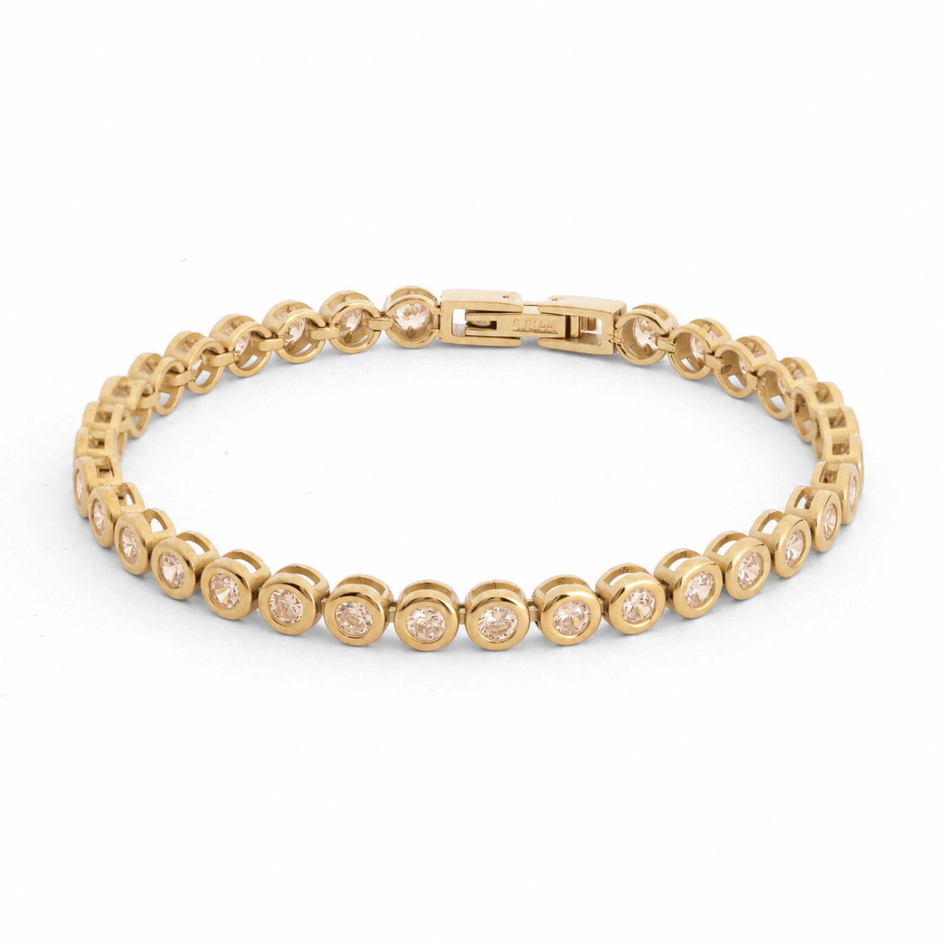 The Luxe Tennis Bracelet - ChampagneBy Rae