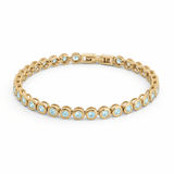 The Luxe Tennis Bracelet - Sky