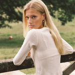 The Pearl Drop HoopsBy Rae