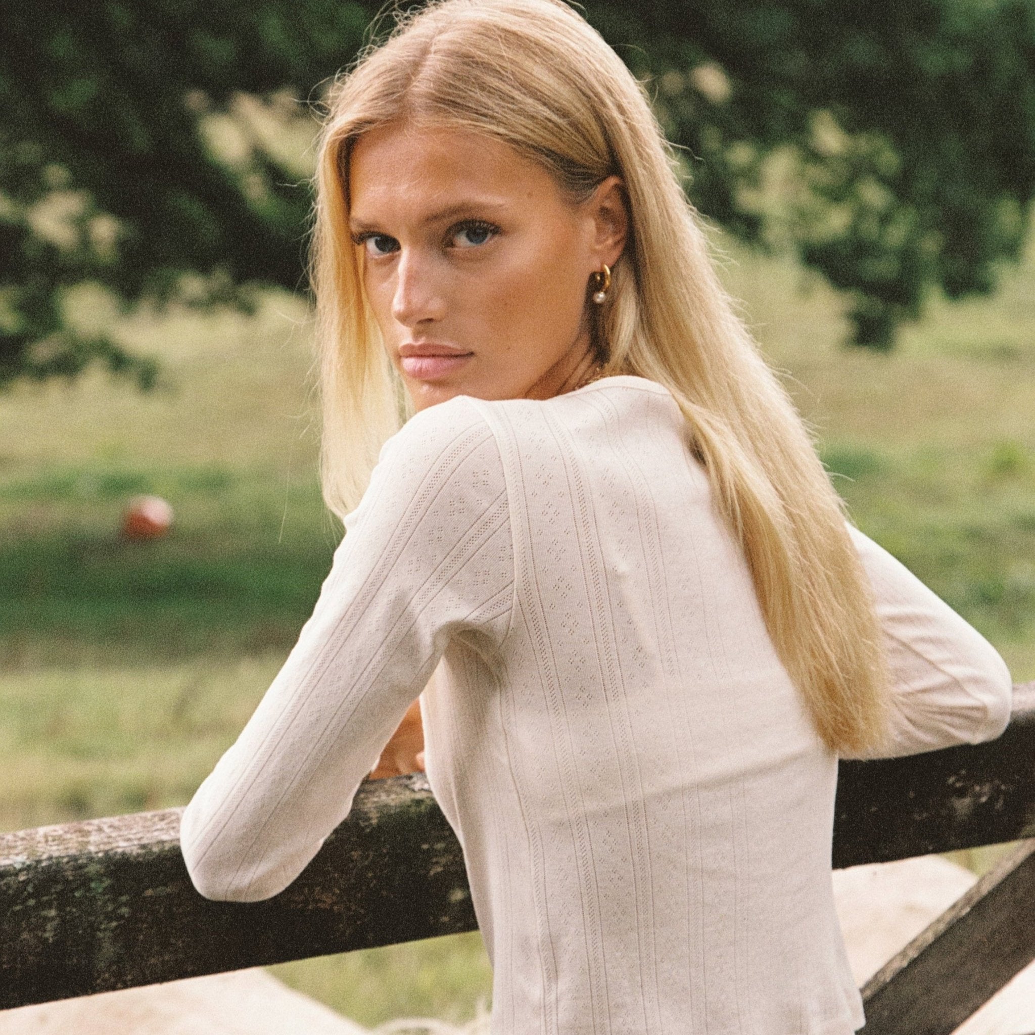 The Pearl Drop HoopsBy Rae