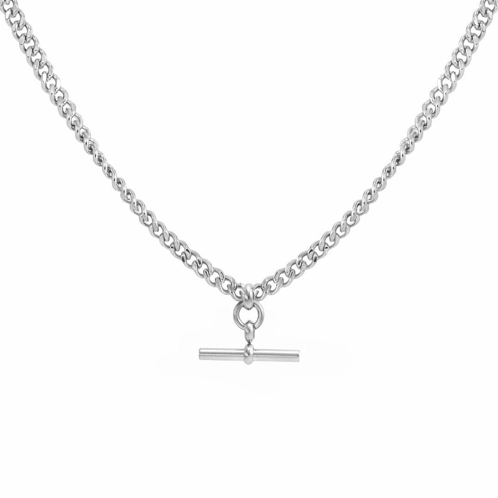 The Piha T - Bar Necklace - CurbBy Rae