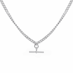 The Piha T - Bar Necklace - CurbBy Rae