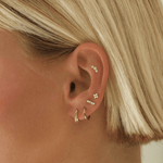 The Trio Pearl Flat Back StudBy Rae