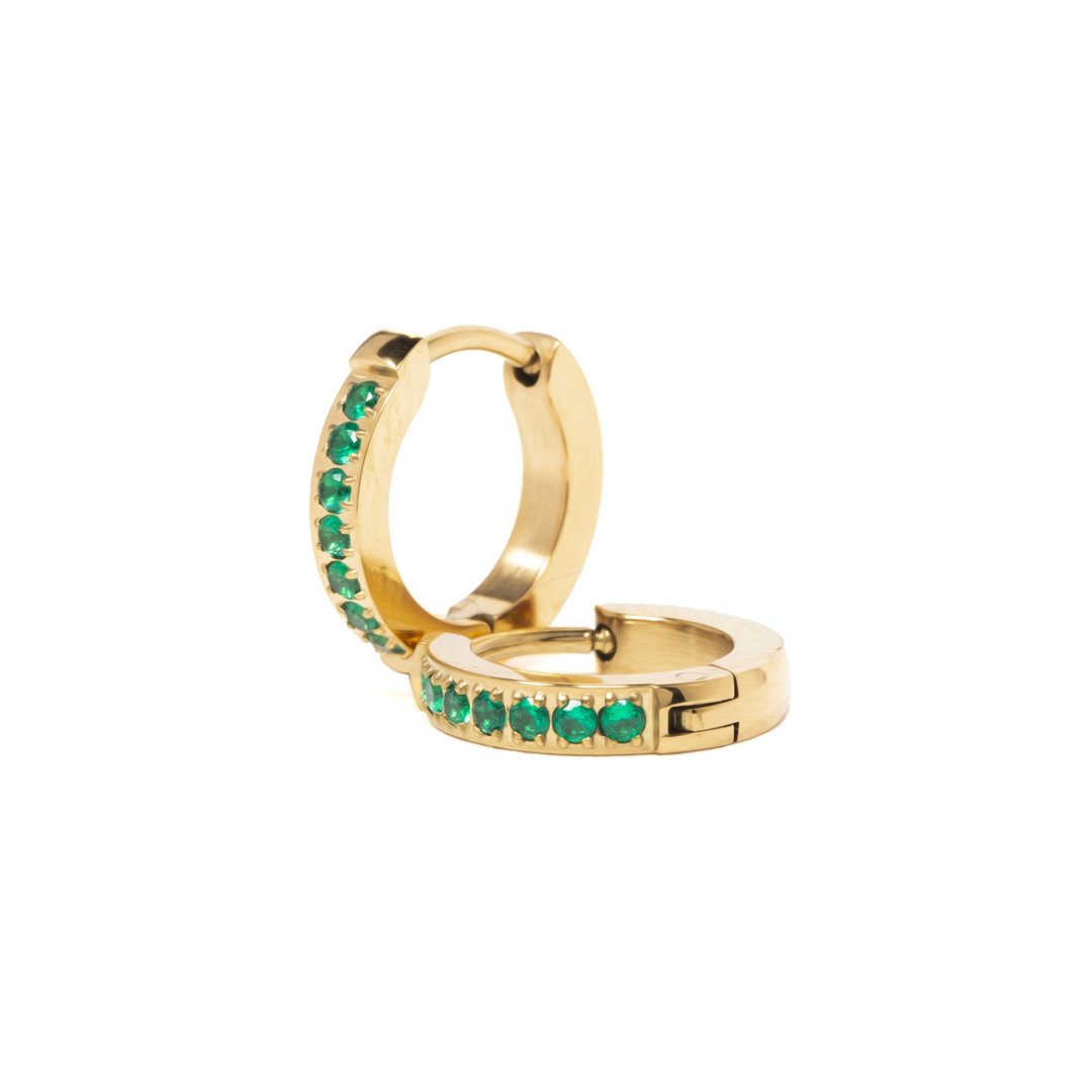 The Essential Huggie - EmeraldBy Rae Jewellery